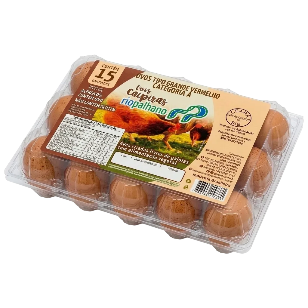 Ovos caipiras AgroRioPalhano